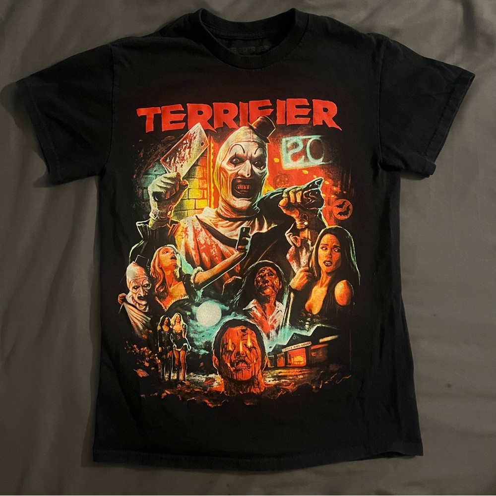 Terrifier Small Men’s/Unisex Tee Terror Threads T-shirt Art the Clown
